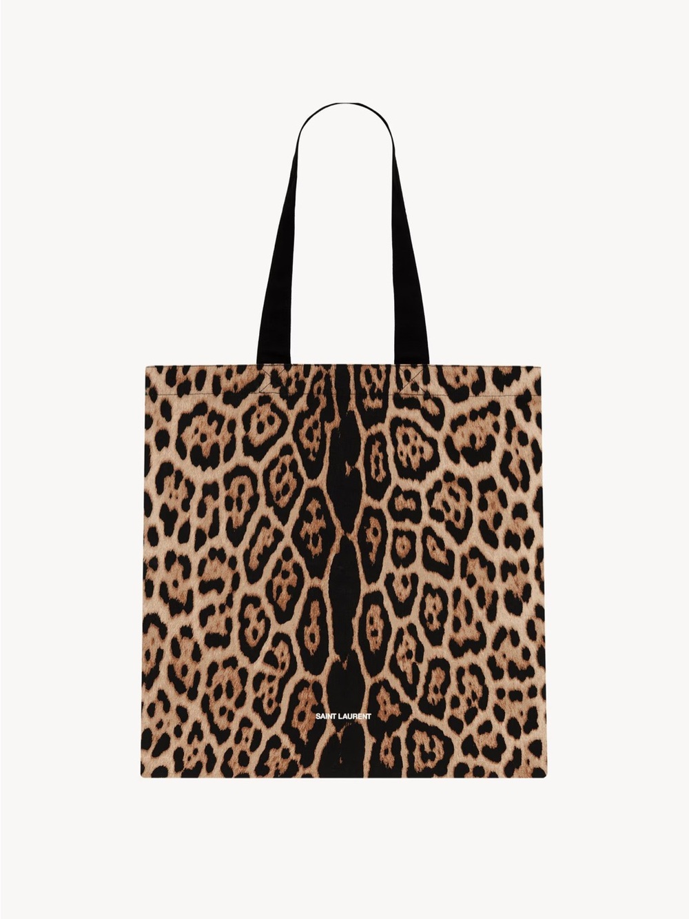 Saint Laurent Leopard Print Tote